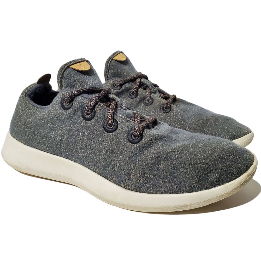 Allbirds Wool Runner Shoes Size 10 Gray Merino Wool Sneakers 0720NV1 Womens